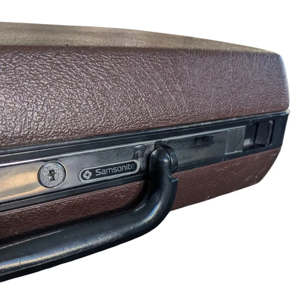 Vintage Samsonite Plastic Hardshell Briefcase